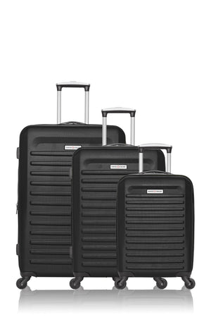 SWISSGEAR - Intercontinental Collection Hardside Luggage 3 Piece Set - Black - 01 #color_black