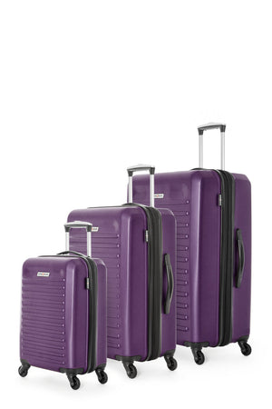 SWISSGEAR - Intercontinental Collection Hardside Luggage 3 Piece Set - Dark Purple - 02 #color_dark-purple