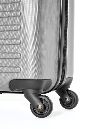 SWISSGEAR - Intercontinental Collection Hardside Luggage 3 Piece Set - Silver - 04 #color_silver