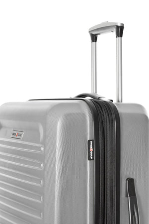 SWISSGEAR - Intercontinental Collection Hardside Luggage 3 Piece Set - Silver - 05 #color_silver