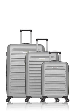 SWISSGEAR - Intercontinental Collection Hardside Luggage 3 Piece Set - Silver - 01 #color_silver