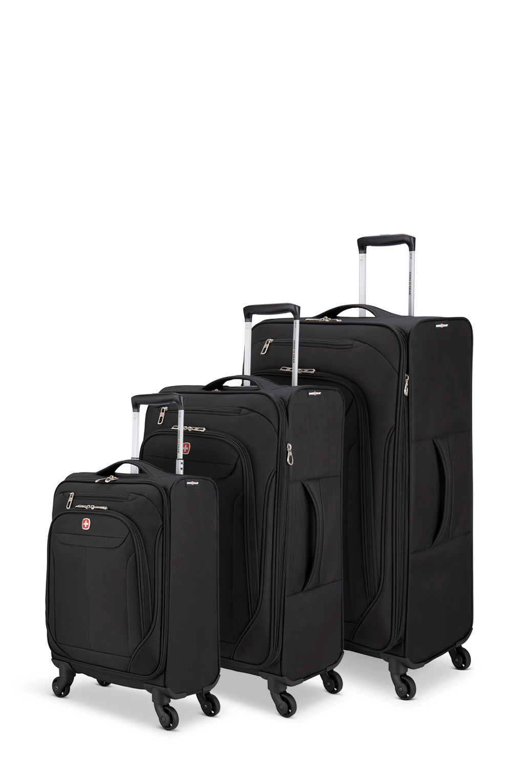 SWISSGEAR Marumo Collection 3 Piece Luggage Set - Black