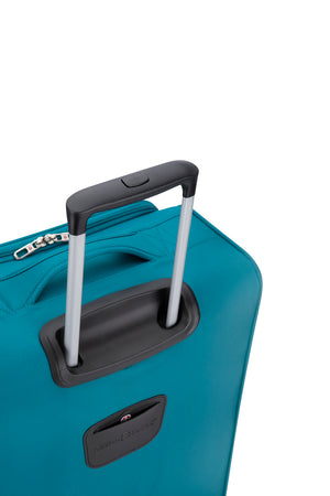 Swissgear Marumo Collection 3 Piece Expandable Upright Luggage Set - Retractable push-button handle locks into place when extended