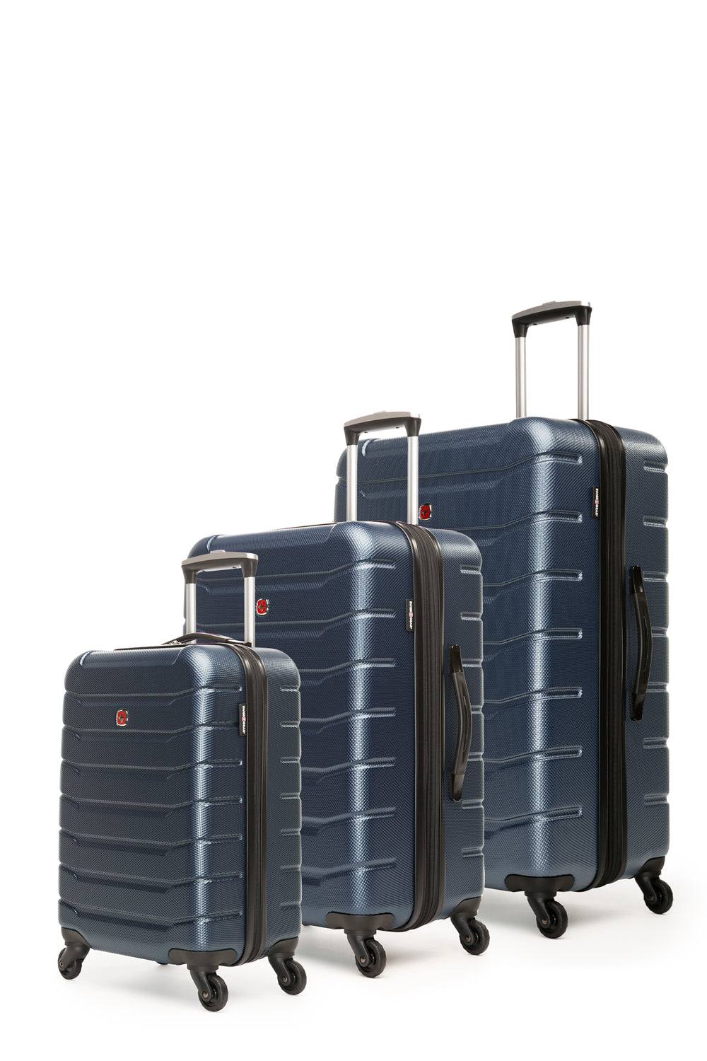 SWISSGEAR - Vaiana Collection Hardside Luggage 3 Piece Set - Navy - 02