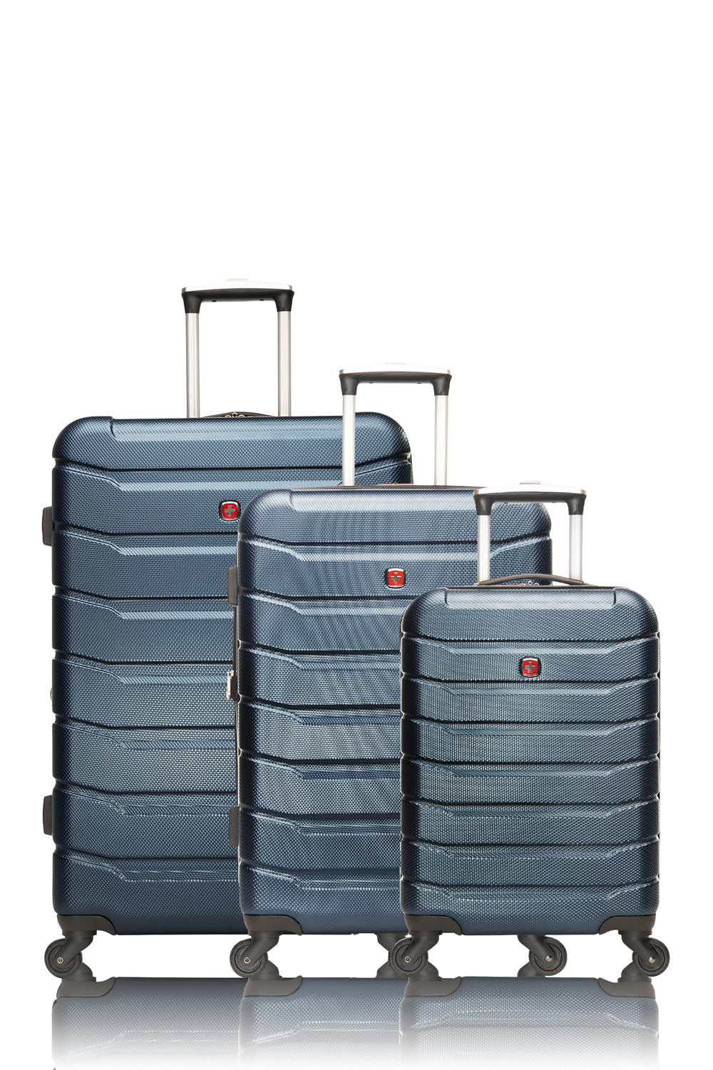 SWISSGEAR - Vaiana Collection Hardside Luggage 3 Piece Set - Navy - 01