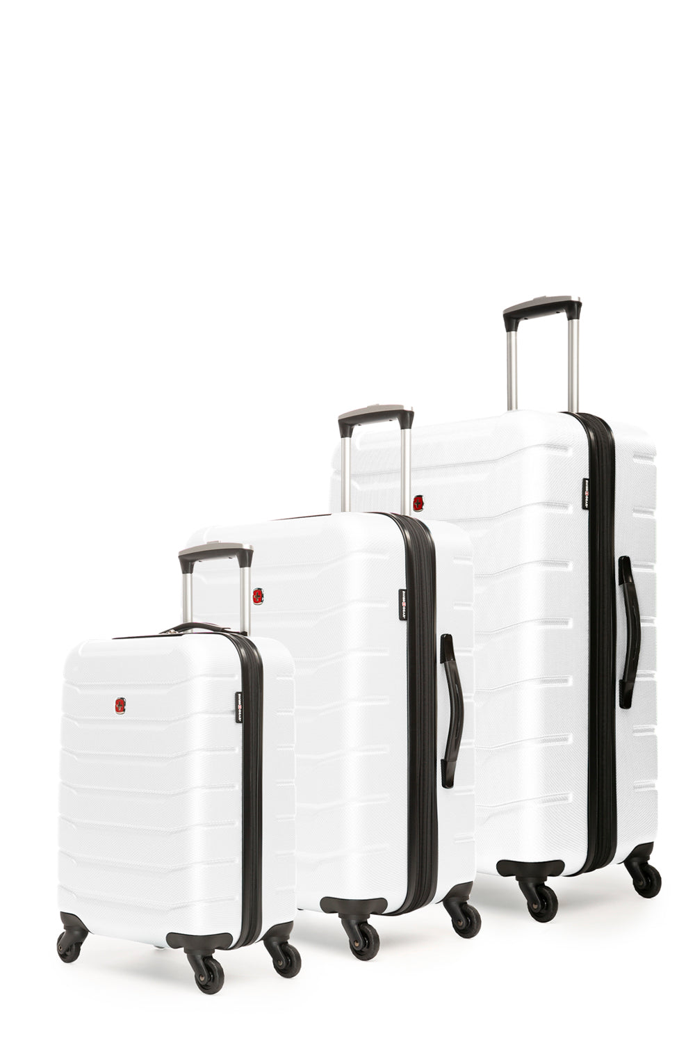 SWISSGEAR - Vaiana Collection Hardside Luggage 3 Piece Set - White - 02
