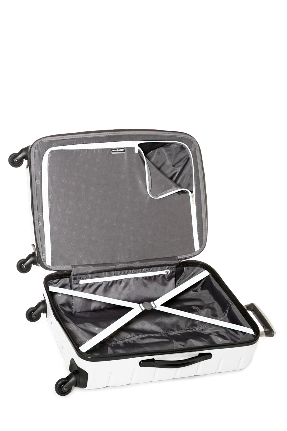 SWISSGEAR - Vaiana Collection Hardside Luggage 3 Piece Set - White - 03