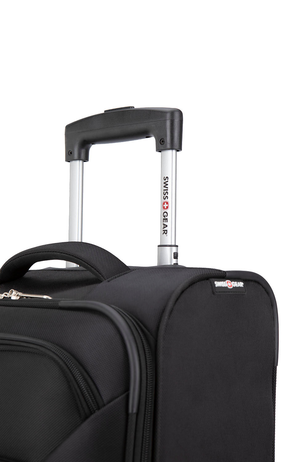 SWISSGEAR - Elite Collection Carry-on Upright Luggage - Black - 08
