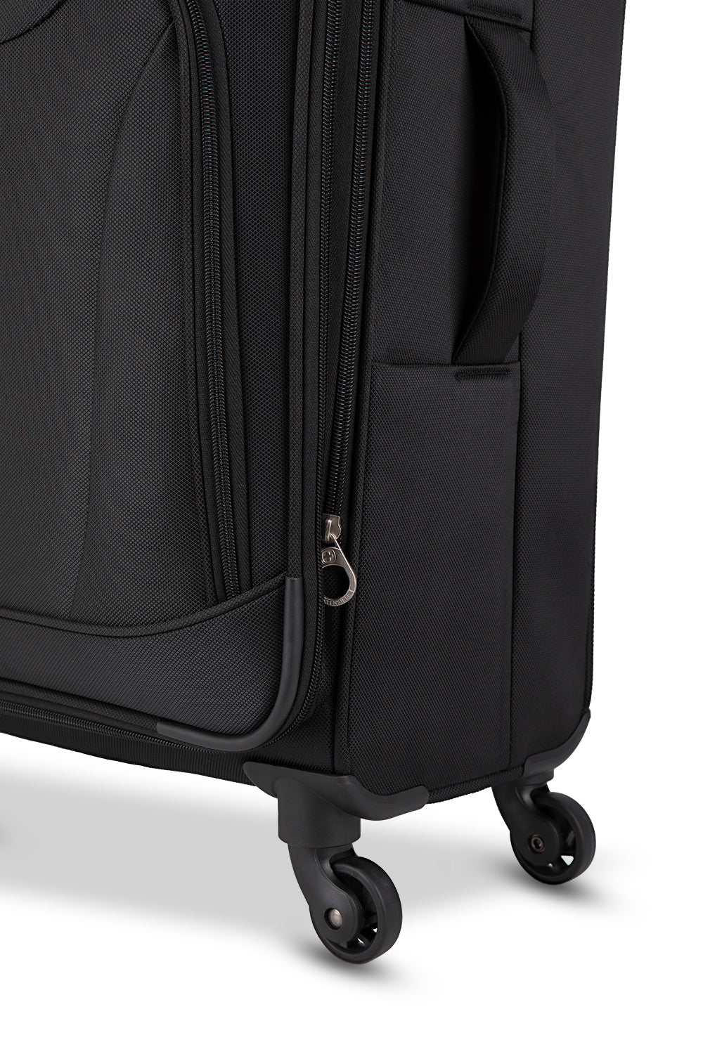 SWISSGEAR - Elite Collection 3 Piece Expandable Upright Luggage Set - Black - 04
