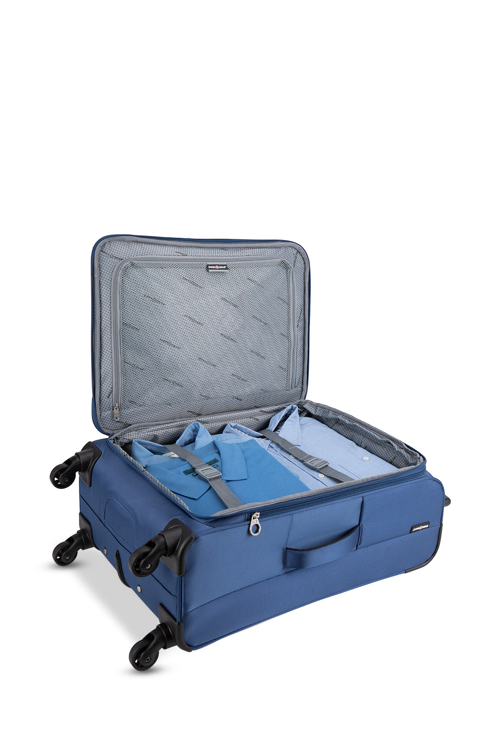 SWISSGEAR - Elite Collection 3 Piece Expandable Upright Luggage Set - Blue - 05