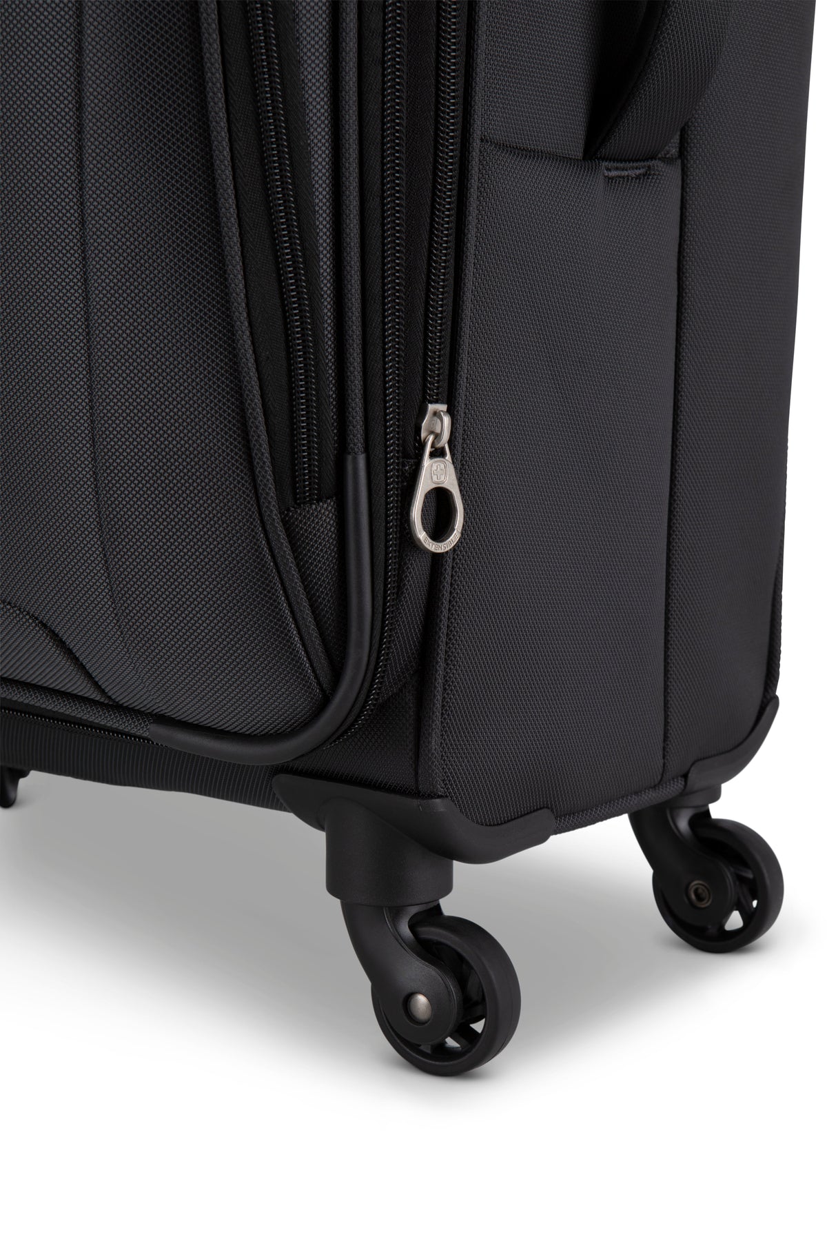 SWISSGEAR - Castelle Lite Collection 3 Piece Expandable Upright Luggage Set - Charcoal - 05