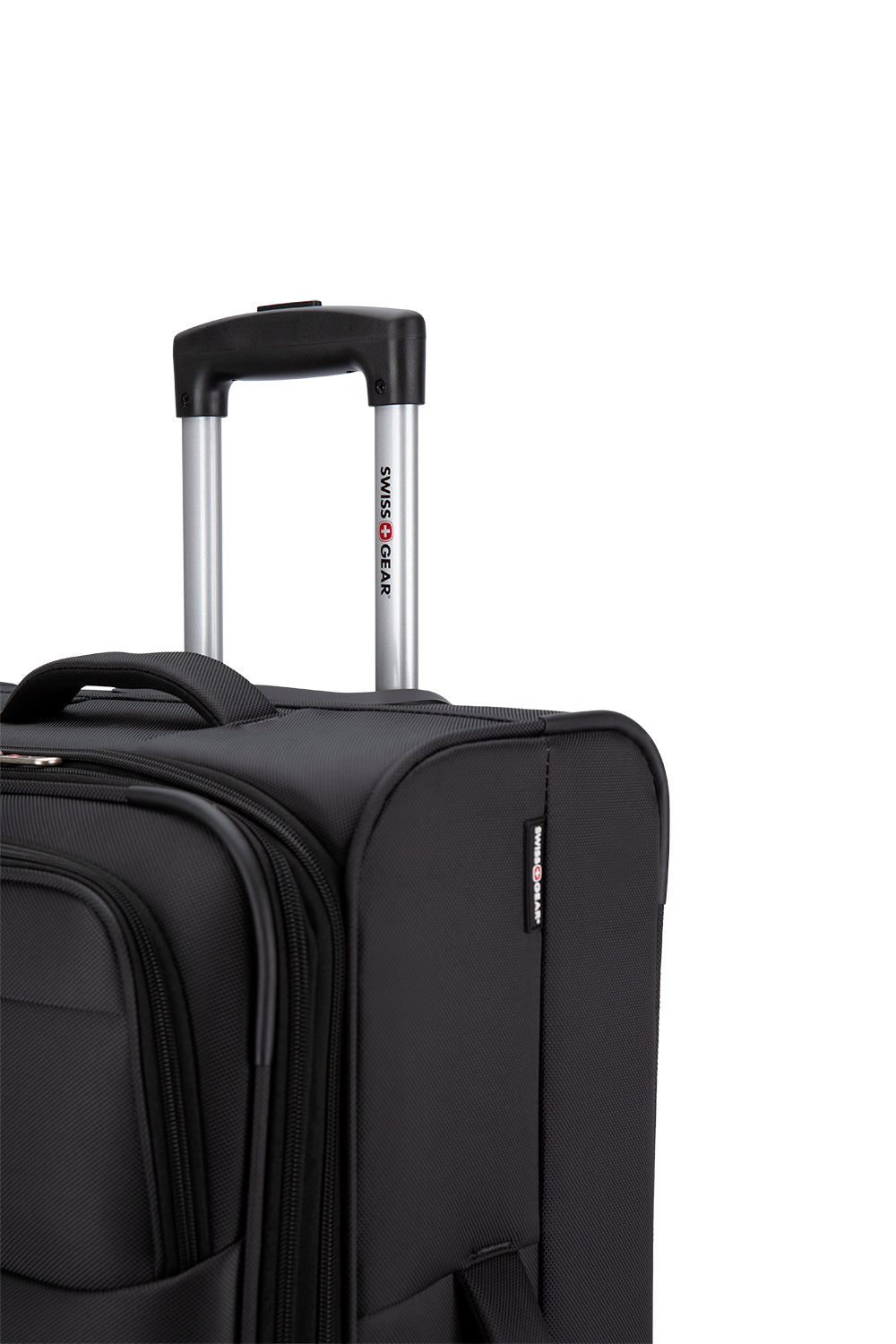 SWISSGEAR - Castelle Lite Collection 3 Piece Expandable Upright Luggage Set - Charcoal - 06