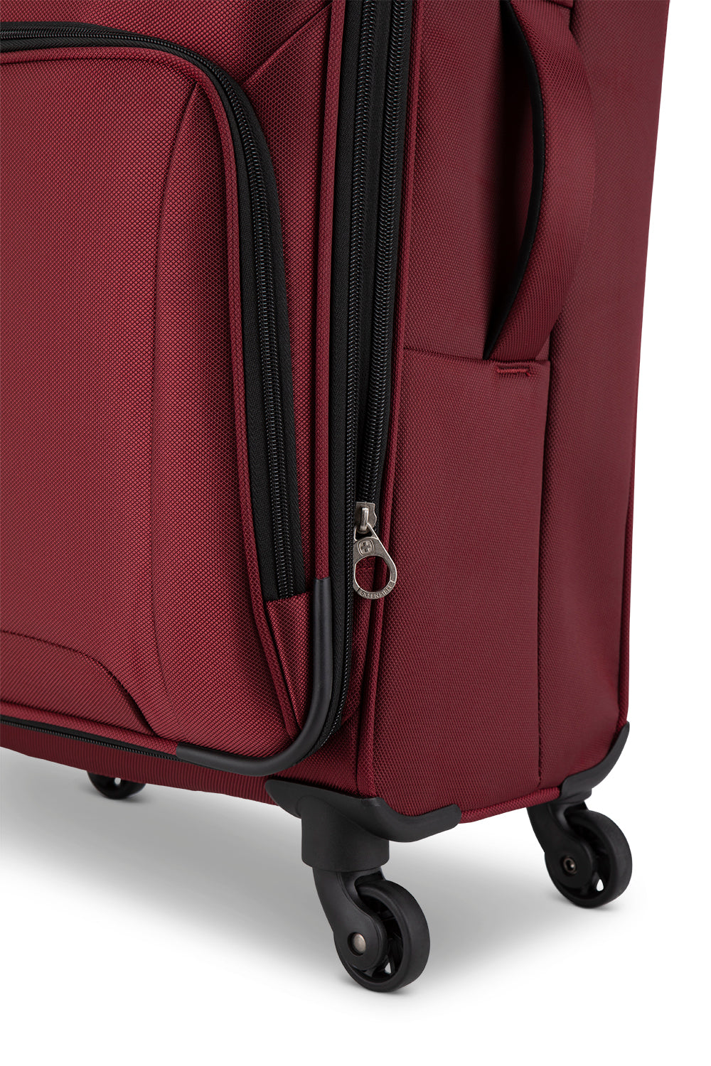SWISSGEAR - Castelle Lite Collection 3 Piece Expandable Upright Luggage Set - Burgundy - 05