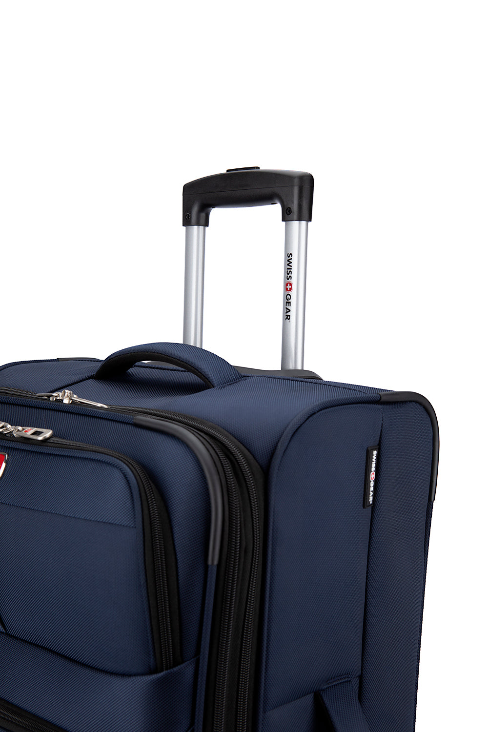 SWISSGEAR - Castelle Lite Collection 3 Piece Expandable Upright Luggage Set - Navy - 06