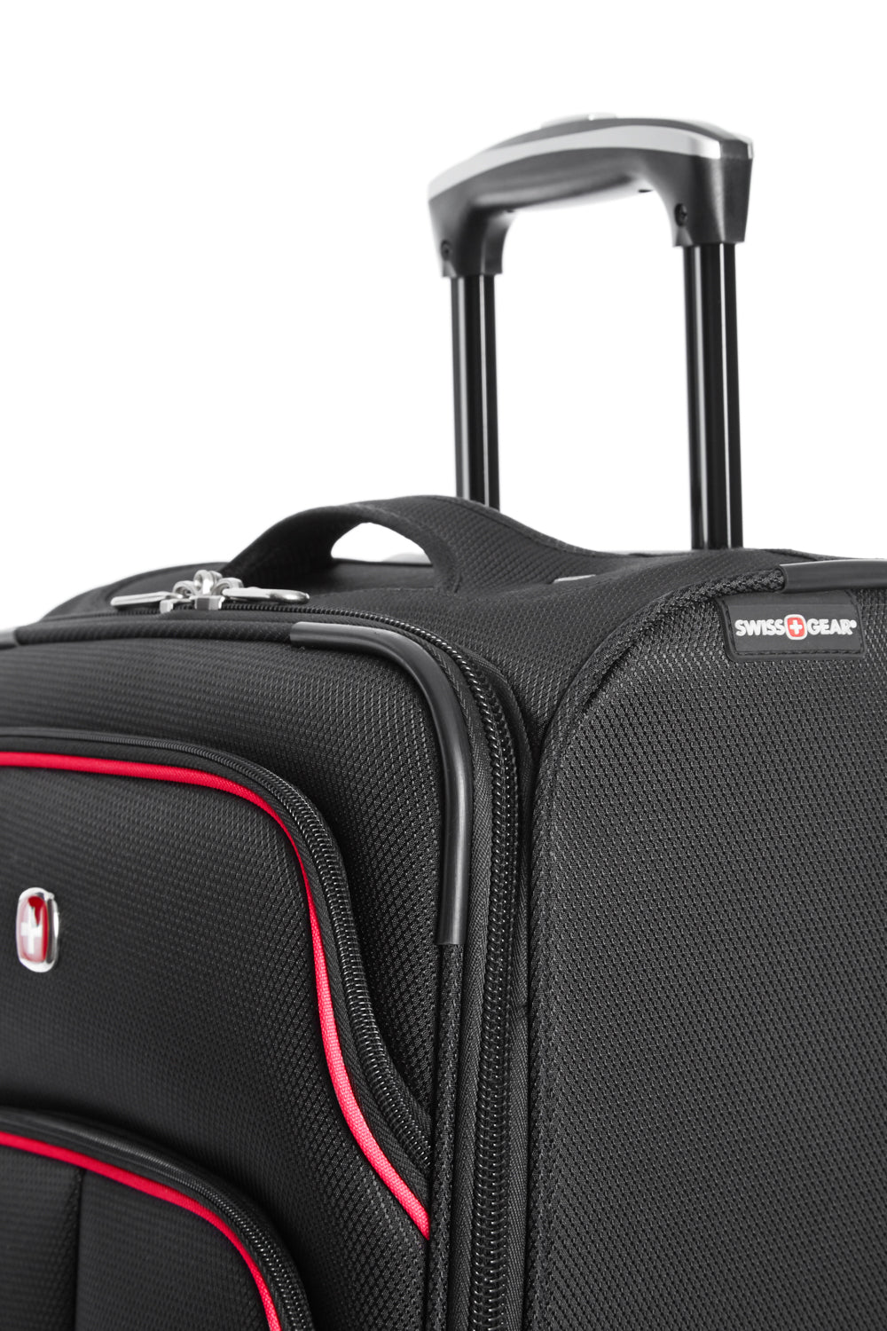 SWISSGEAR - Empire Collection Carry-On Upright Luggage - Black Pink - 08