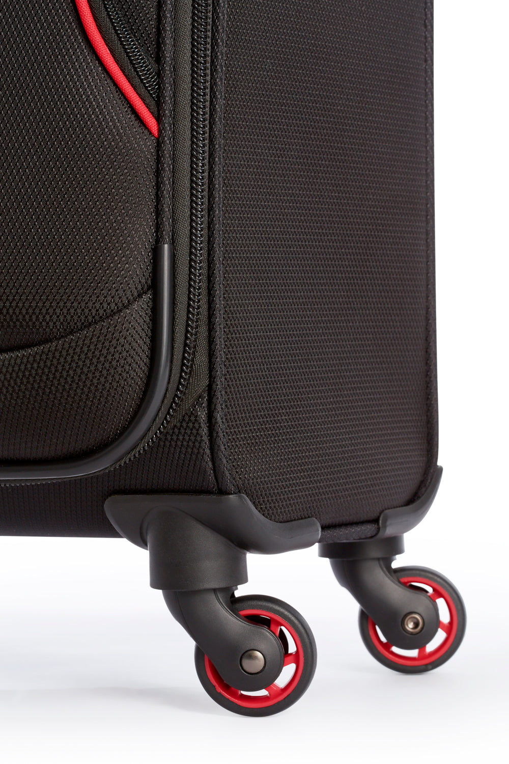 SWISSGEAR - Empire Collection Carry-On Upright Luggage - Black Red - 07