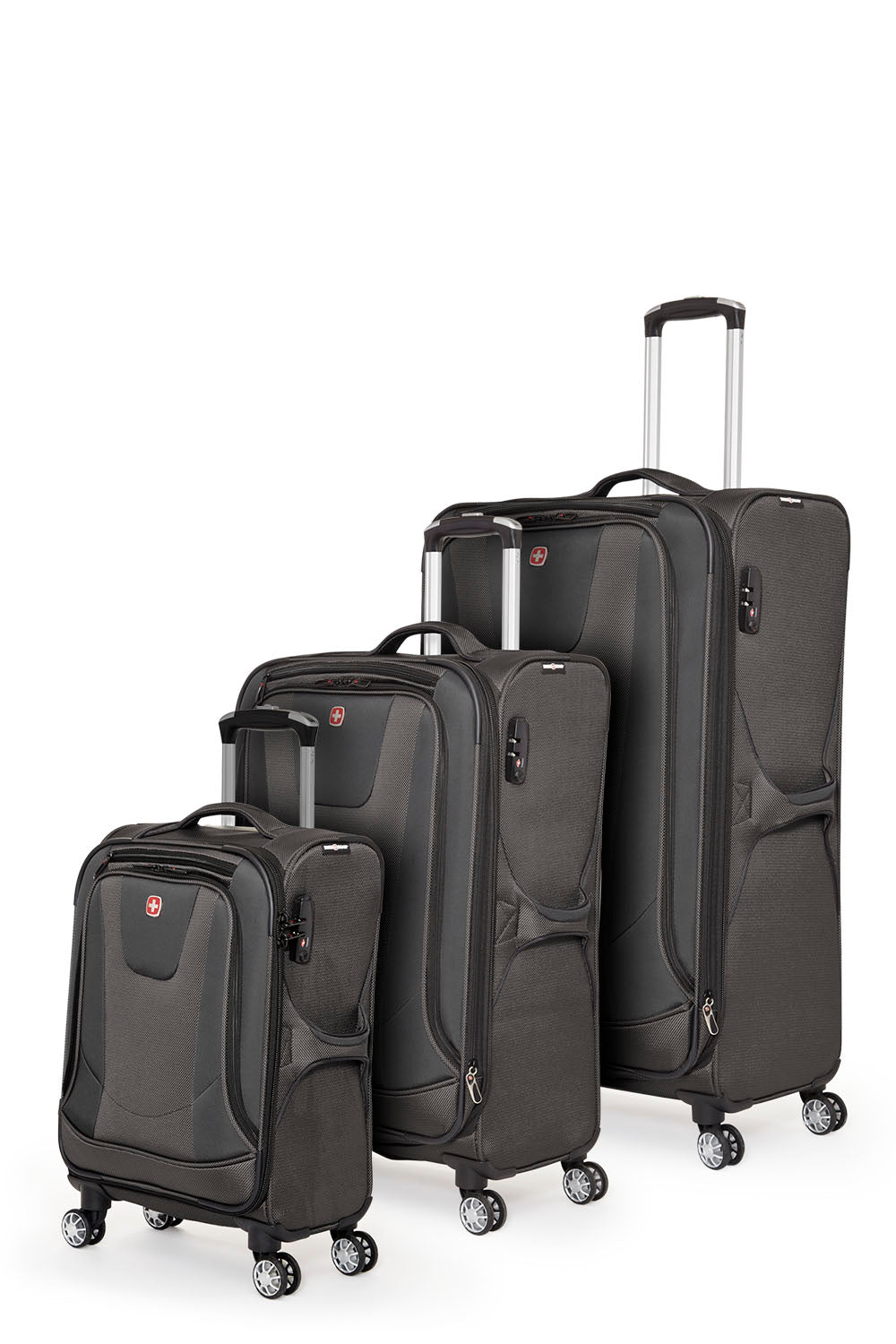 SWISSGEAR - Neolite III Collection Upright Luggage 3 Piece Set - Khaki - 02