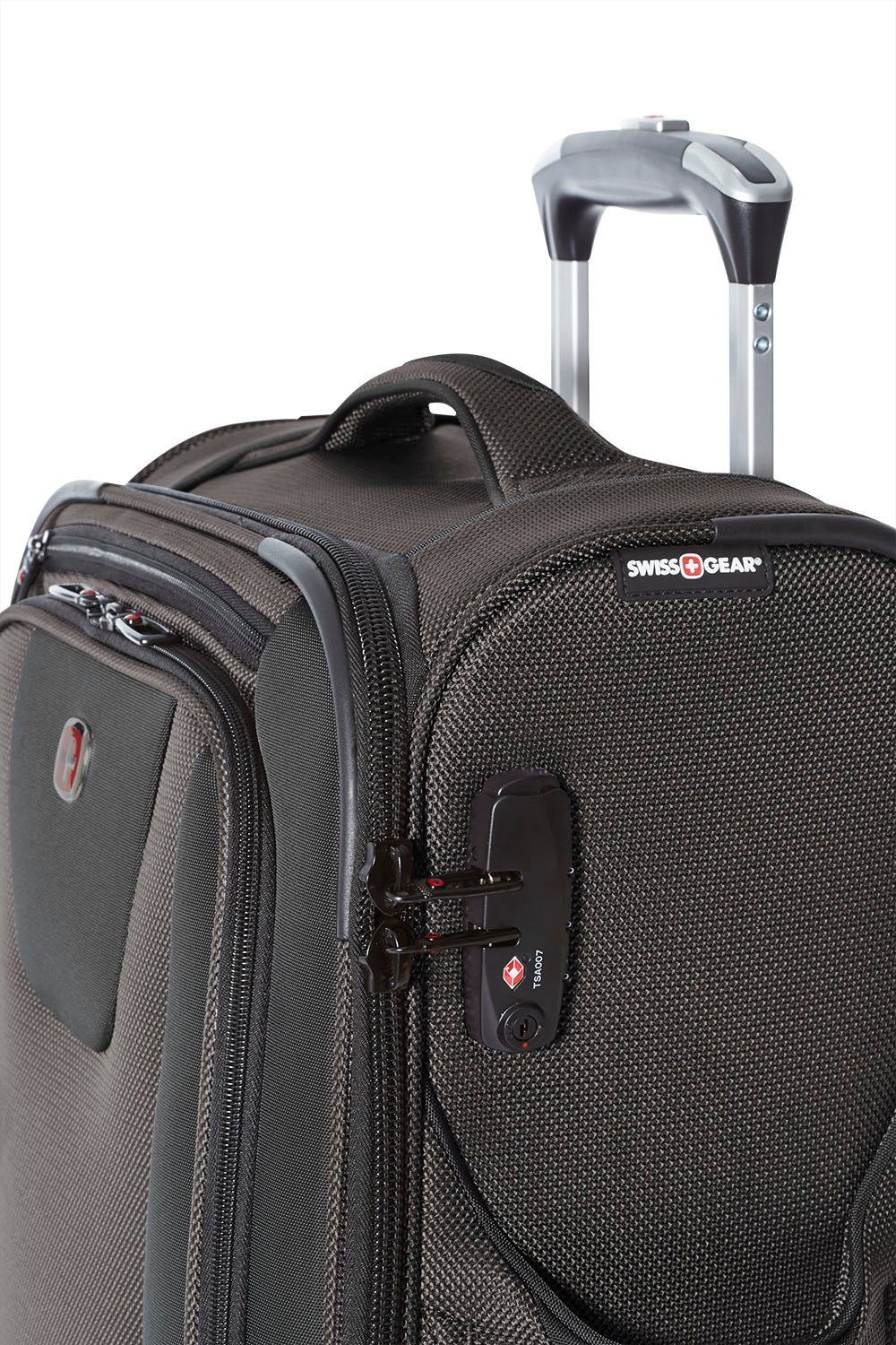 SWISSGEAR - Neolite III Collection Carry-On Upright Luggage - Khaki - 08