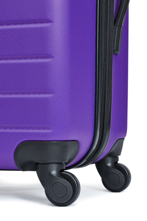 SWISSGEAR - In-Transit Collection Expandable Hardside Luggage 3 Piece Set - Transit 3 Piece Collection Expandable Hardside Grape - 04 #color_transit-3-piece-collection-expandable-hardside-grape