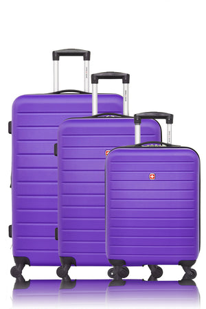 SWISSGEAR - In-Transit Collection Expandable Hardside Luggage 3 Piece Set - Transit 3 Piece Collection Expandable Hardside Grape - 01 #color_transit-3-piece-collection-expandable-hardside-grape