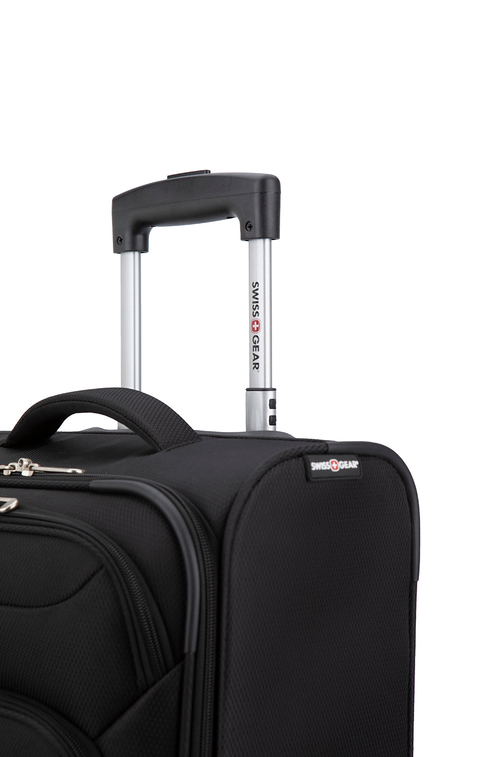 SWISSGEAR - Super Lite Collection Carry-On Upright Luggage - Black - 08