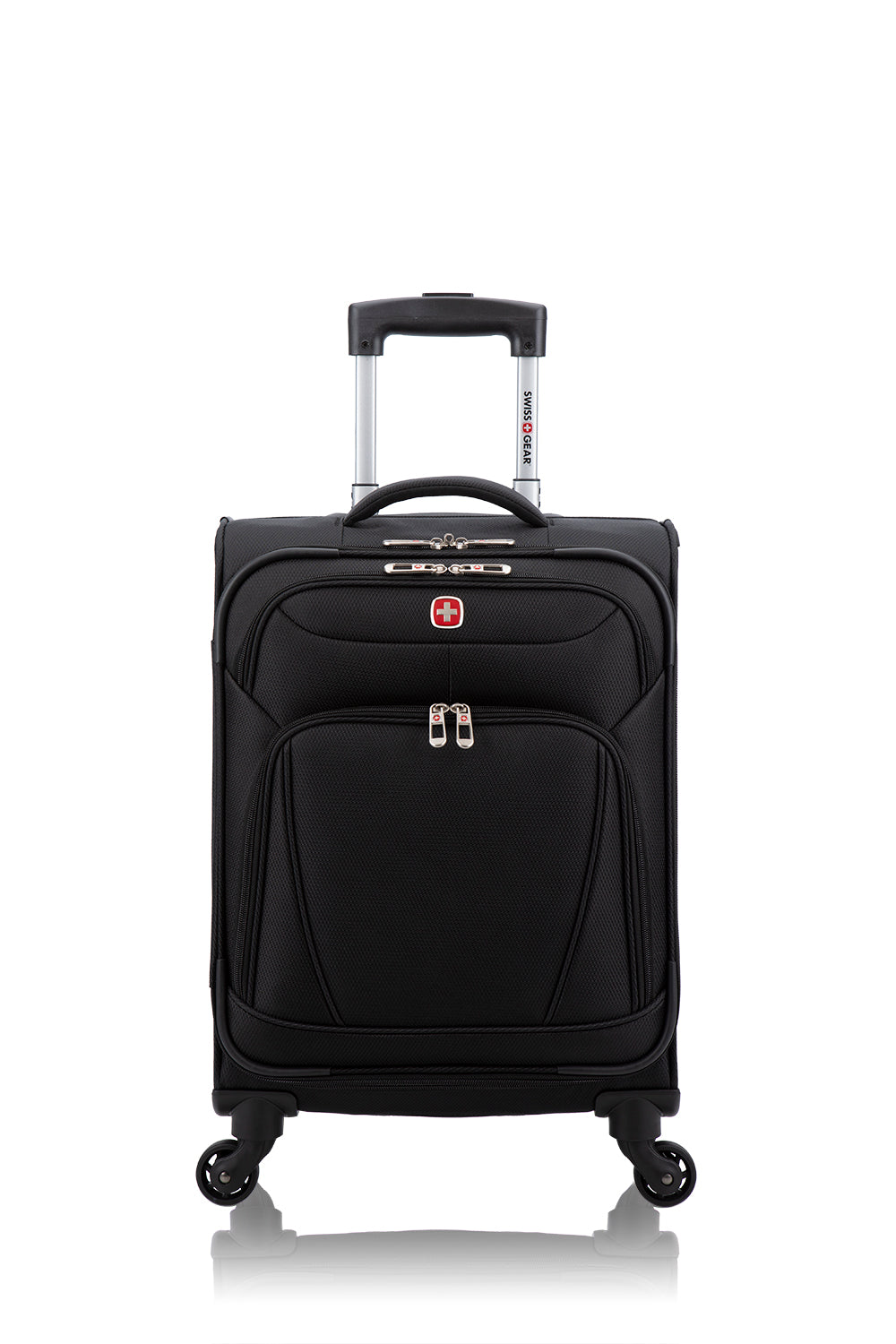 SWISSGEAR - Super Lite Collection Carry-On Upright Luggage - Black - 01