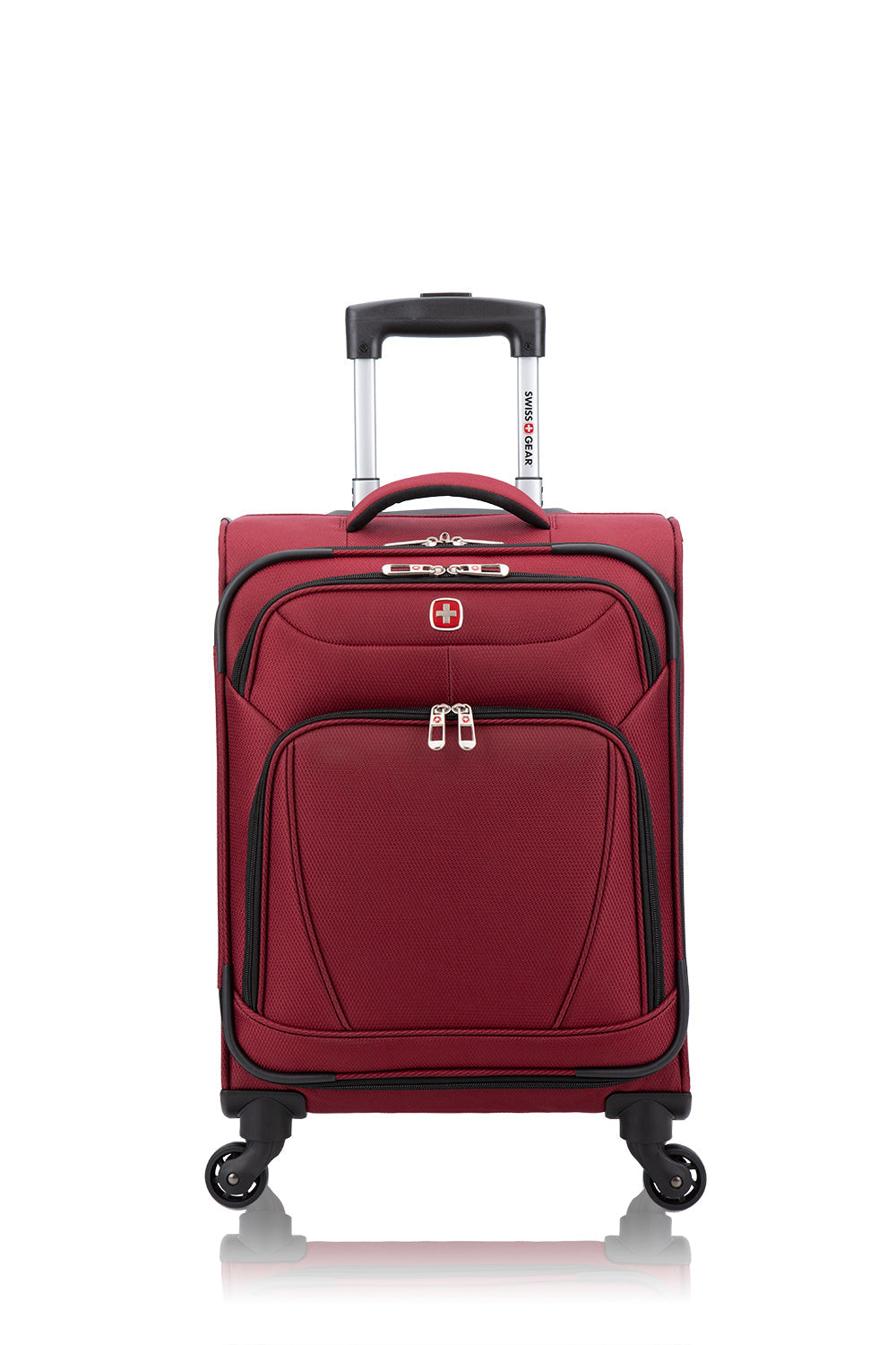 SWISSGEAR - Super Lite Collection Carry-On Upright Luggage - Burgundy - 01