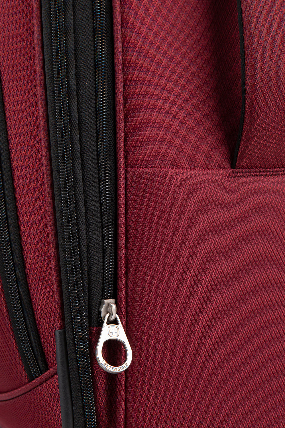 SWISSGEAR - Super Lite Collection 3 Piece Expandable Upright Luggage Set - Burgundy - 07
