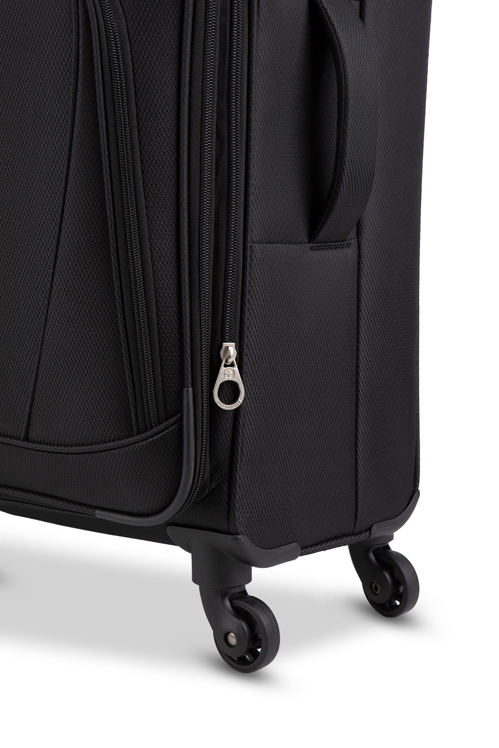 SWISSGEAR - Super Lite Collection 3 Piece Expandable Upright Luggage Set - Black - 05