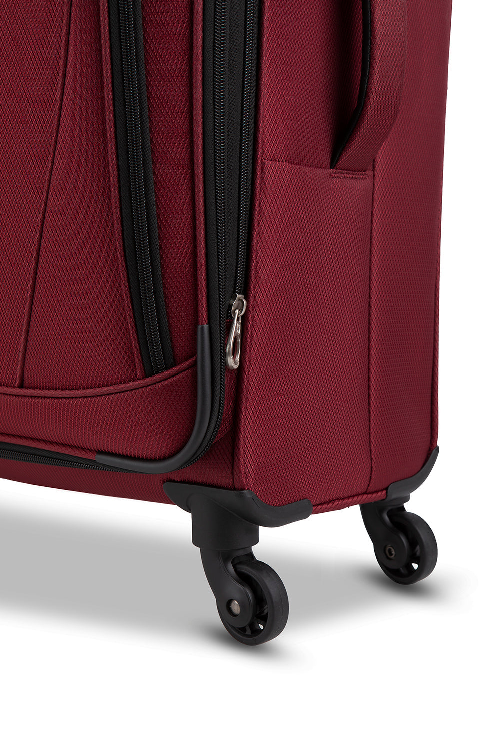 SWISSGEAR - Super Lite Collection 3 Piece Expandable Upright Luggage Set - Burgundy - 05