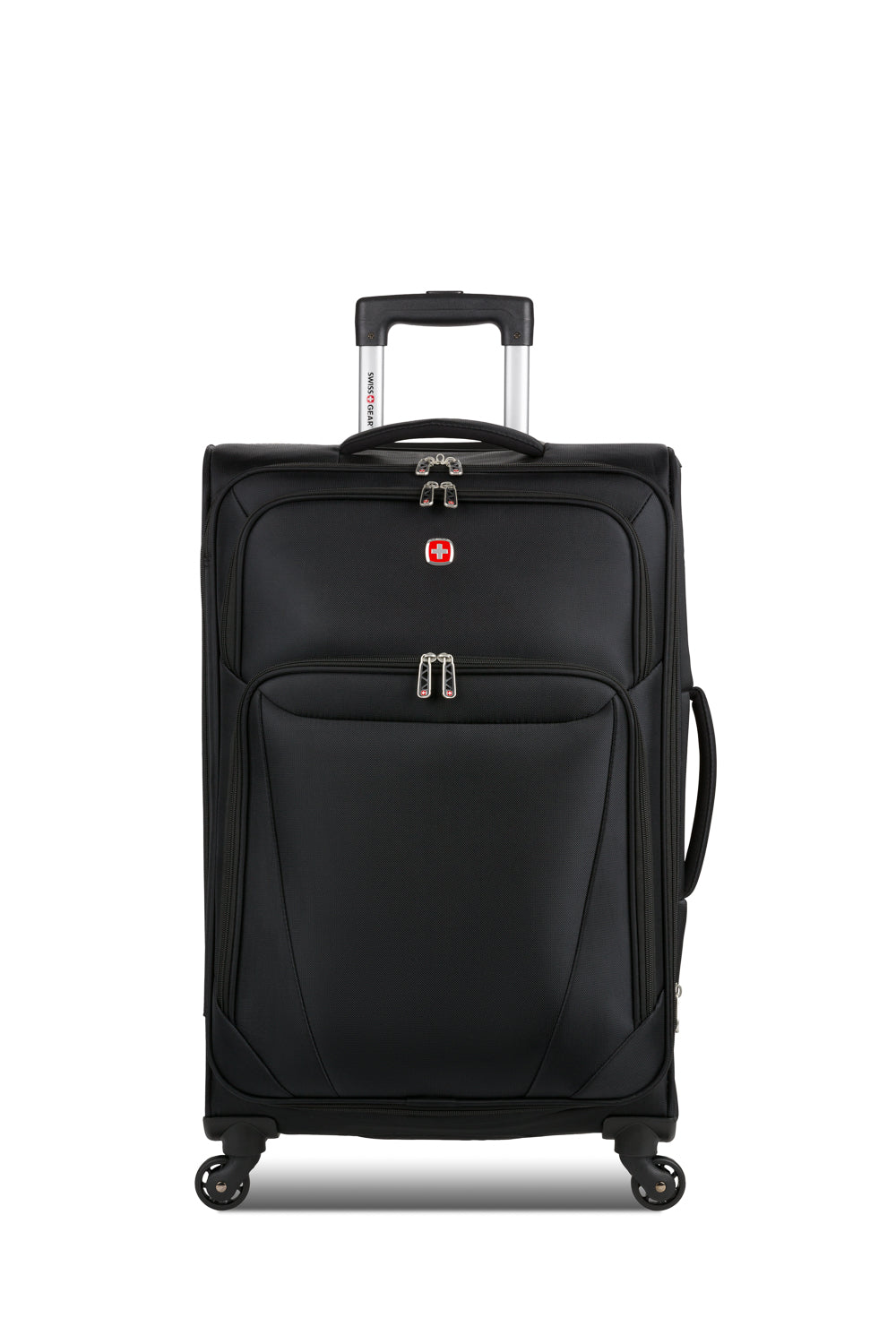 SWISSGEAR - Precision Medium Checked Spinner - Black - 03