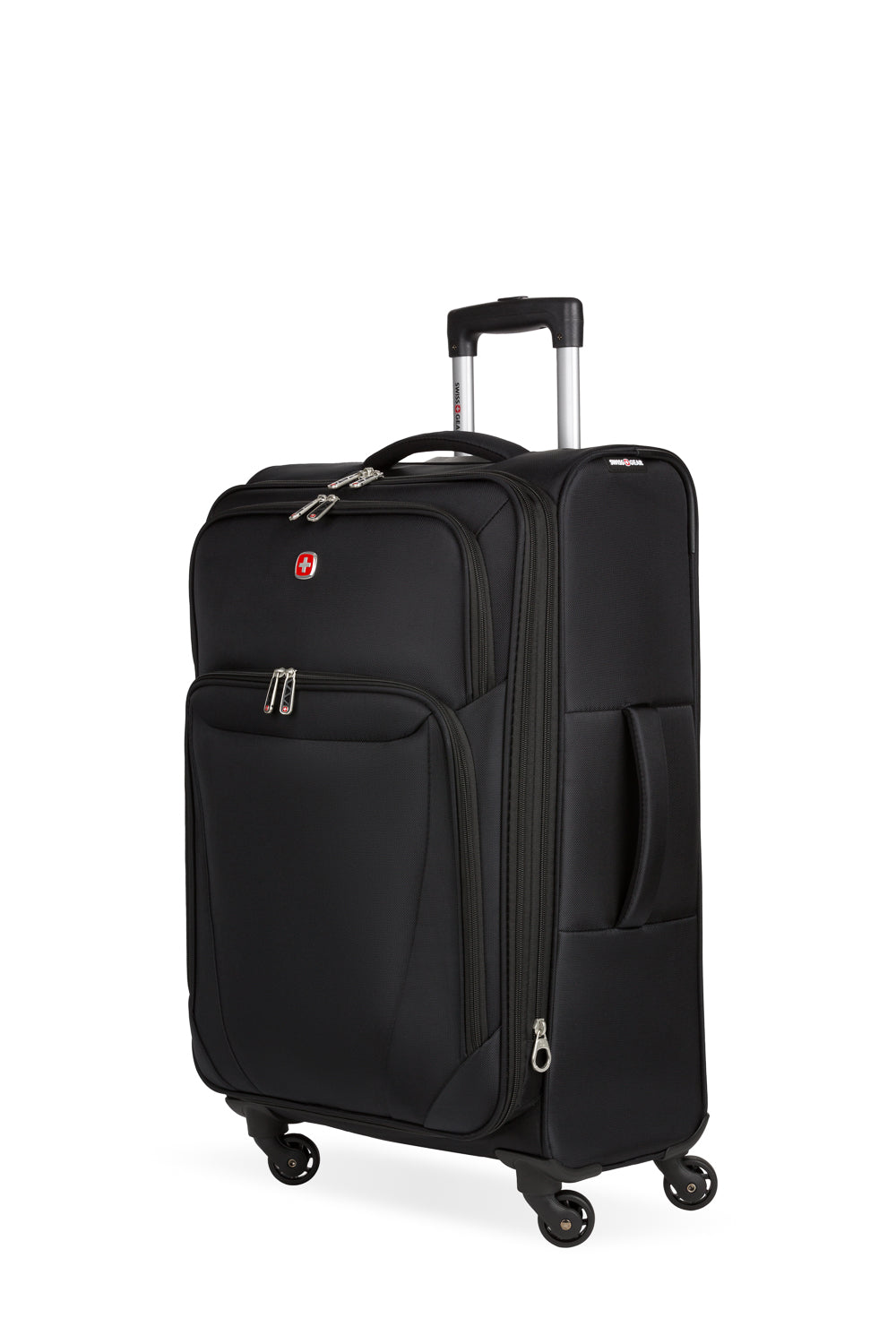 SWISSGEAR - Precision Medium Checked Spinner - Black - 01
