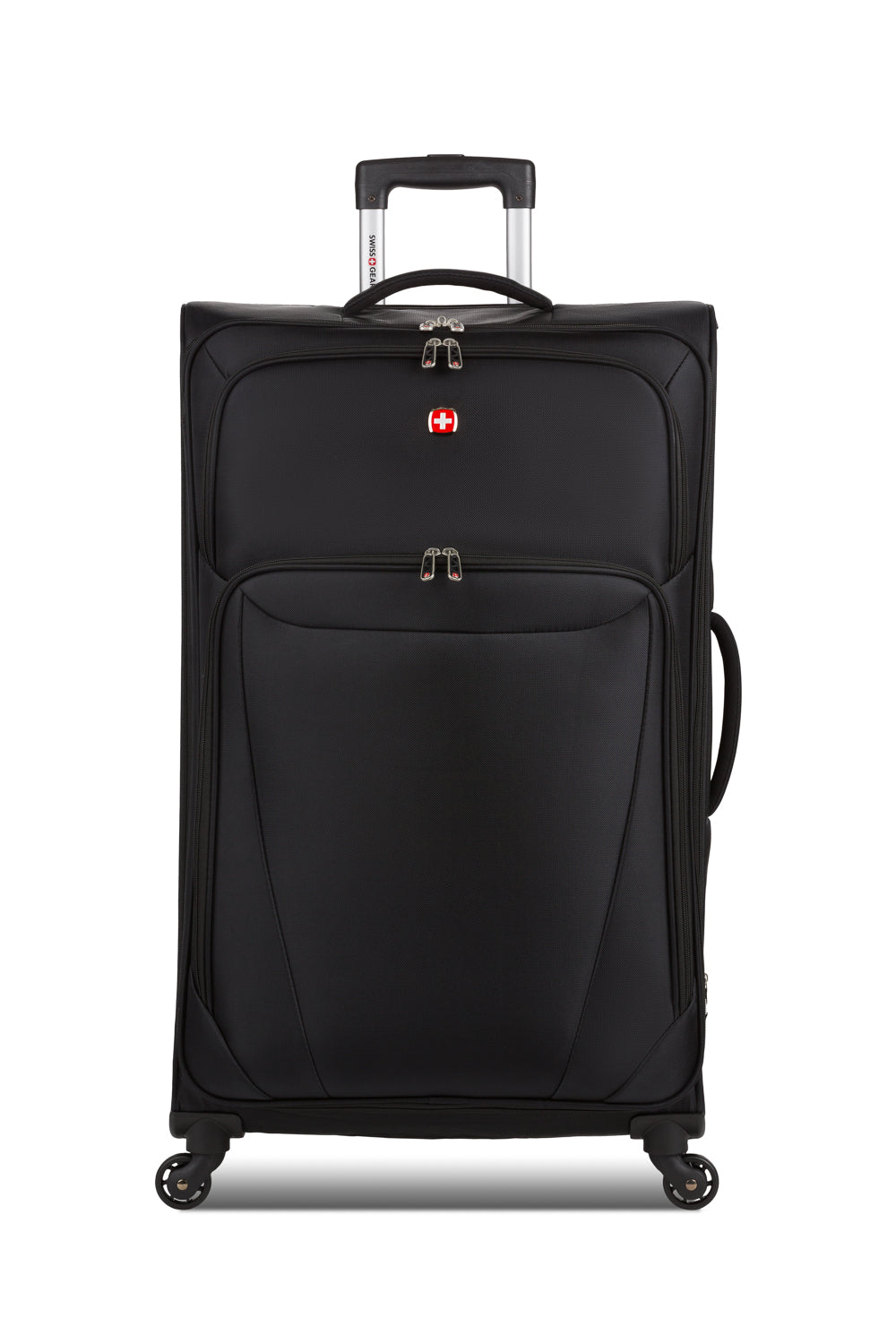 SWISSGEAR - Precision Large Checked Spinner - Black - 03