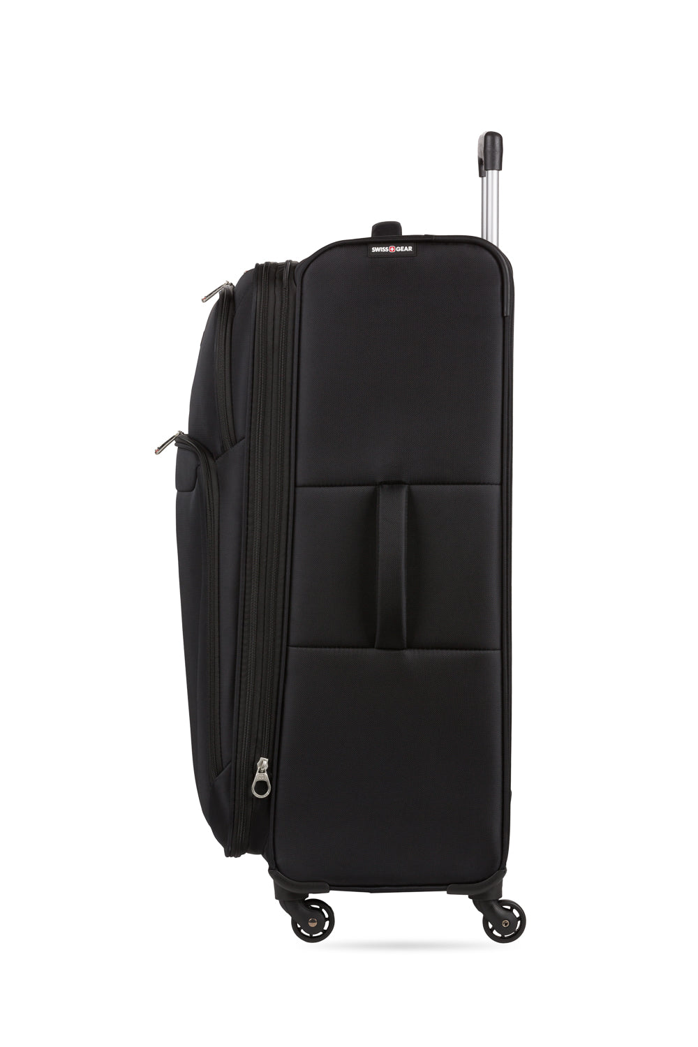 SWISSGEAR - Precision Large Checked Spinner - Black - 04