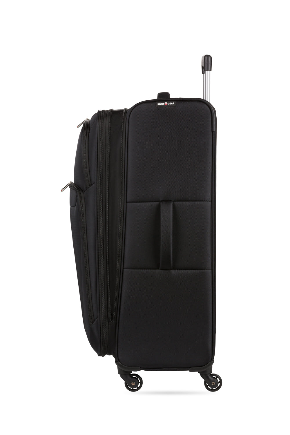 SWISSGEAR - Precision Large Checked Spinner - Black - 05