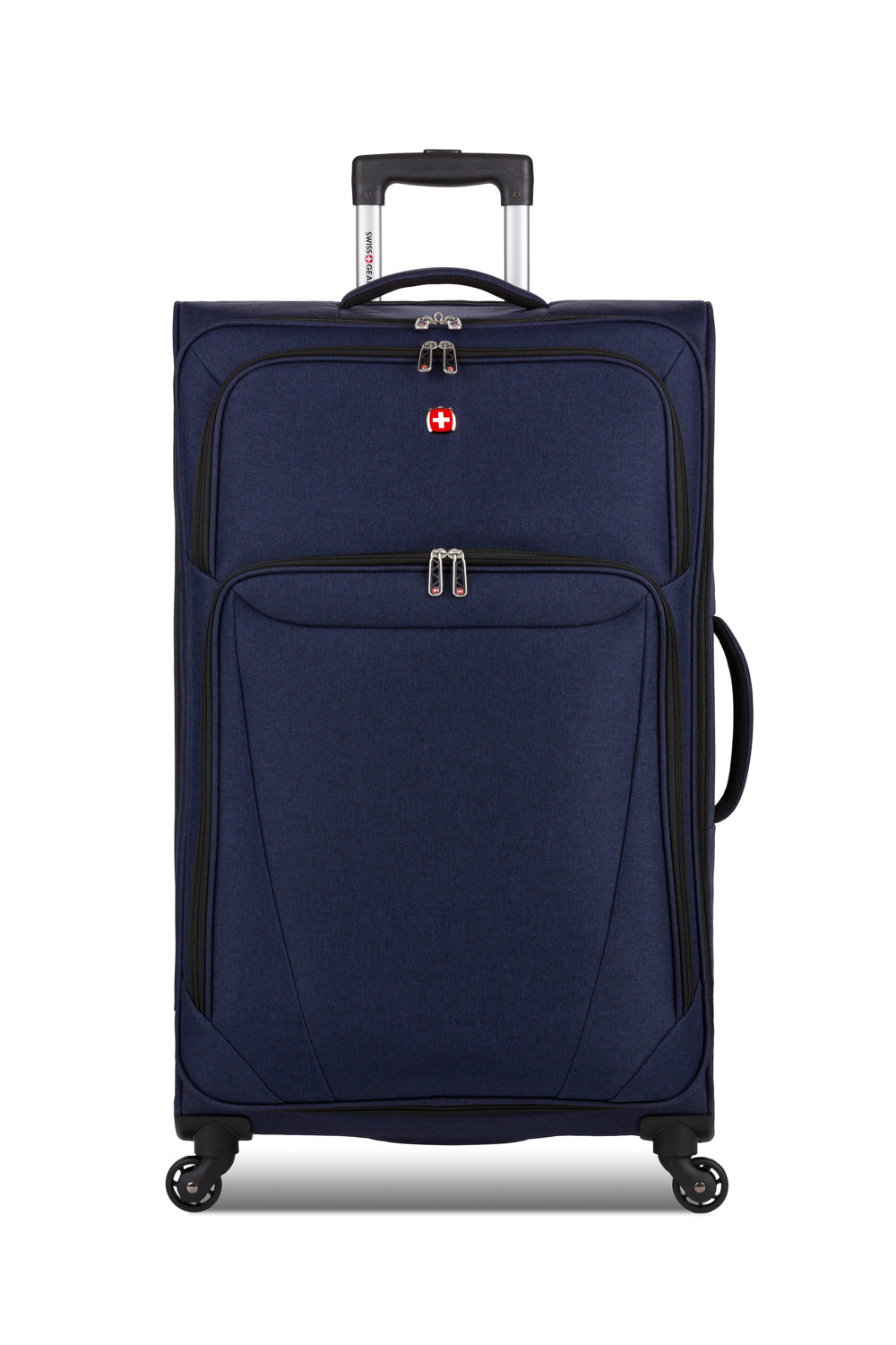 SWISSGEAR - Precision Large Checked Spinner - Navy - 03