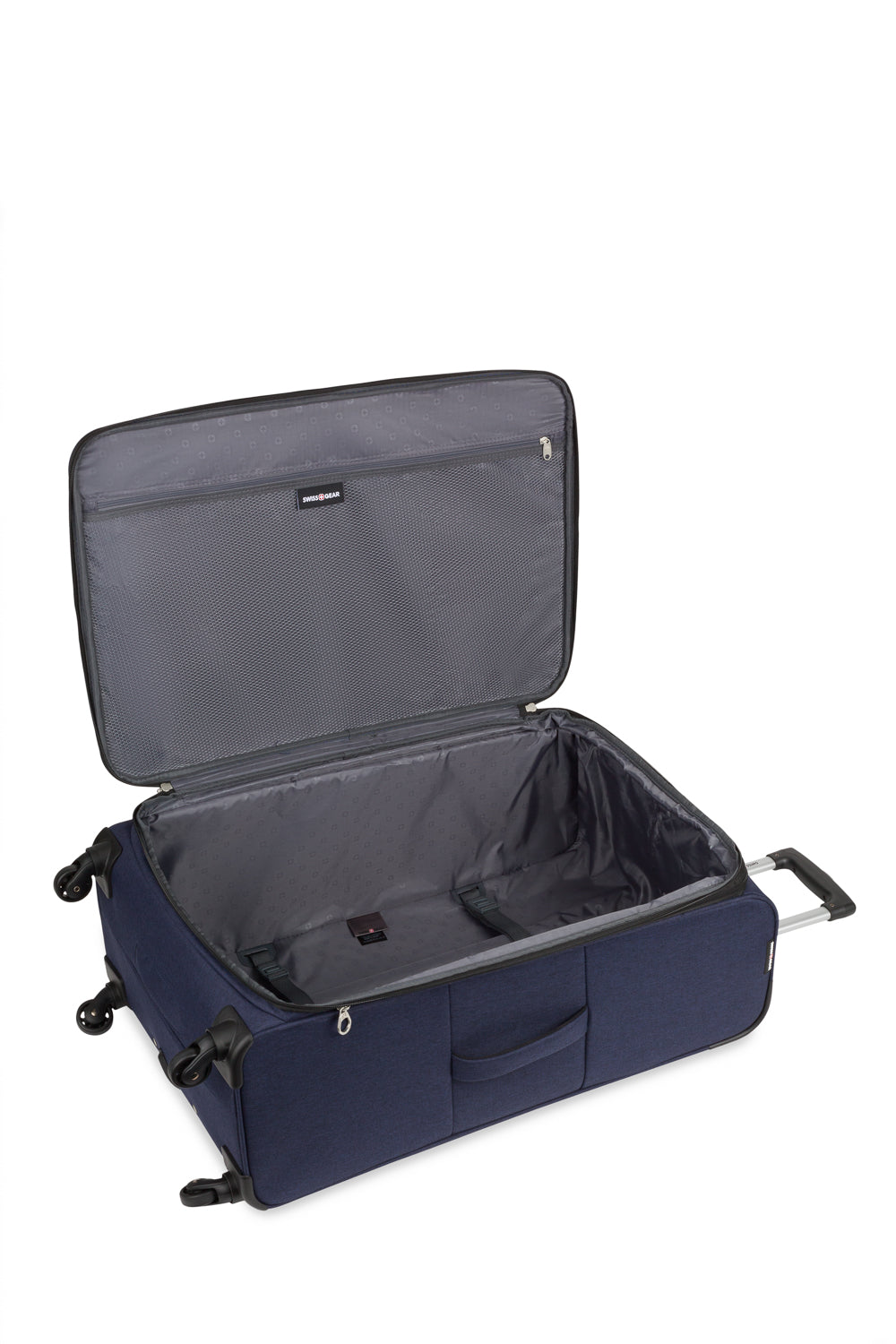 SWISSGEAR - Precision Large Checked Spinner - Navy - 04