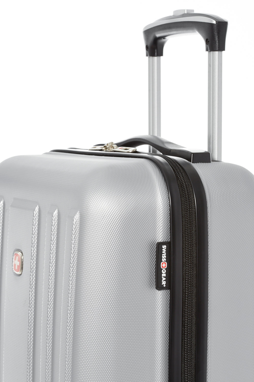SWISSGEAR - La Sarinne Collection Carry-On Hardside Luggage - Silver - 05