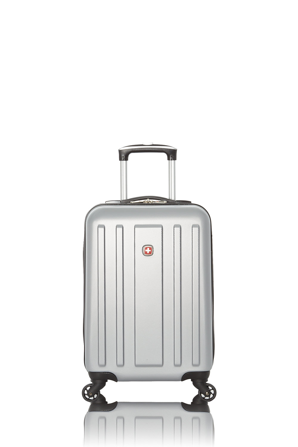 SWISSGEAR - La Sarinne Collection Carry-On Hardside Luggage - Silver - 01