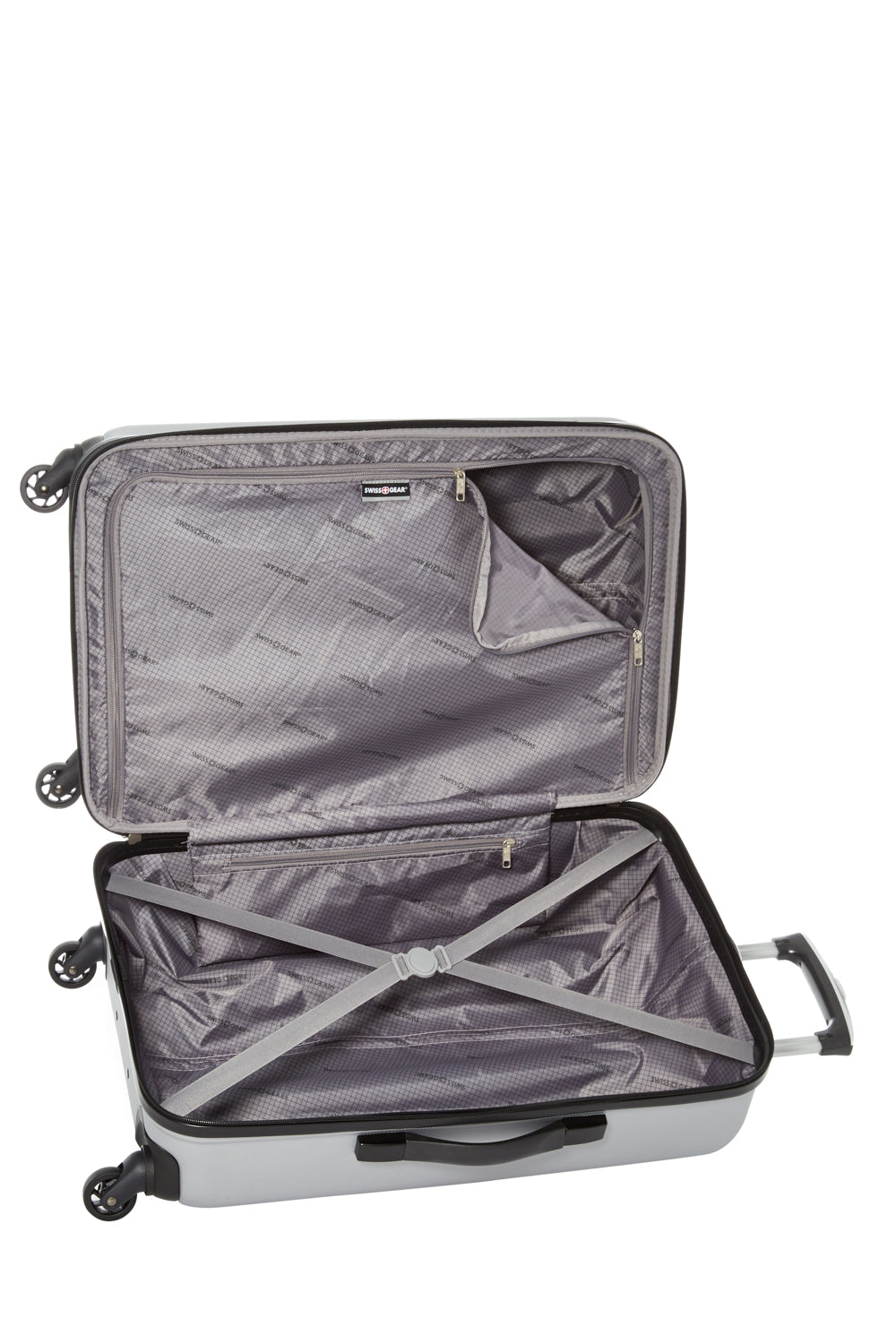 SWISSGEAR - La Sarinne Collection Hardside Luggage 3 Piece Set - Silver - 06