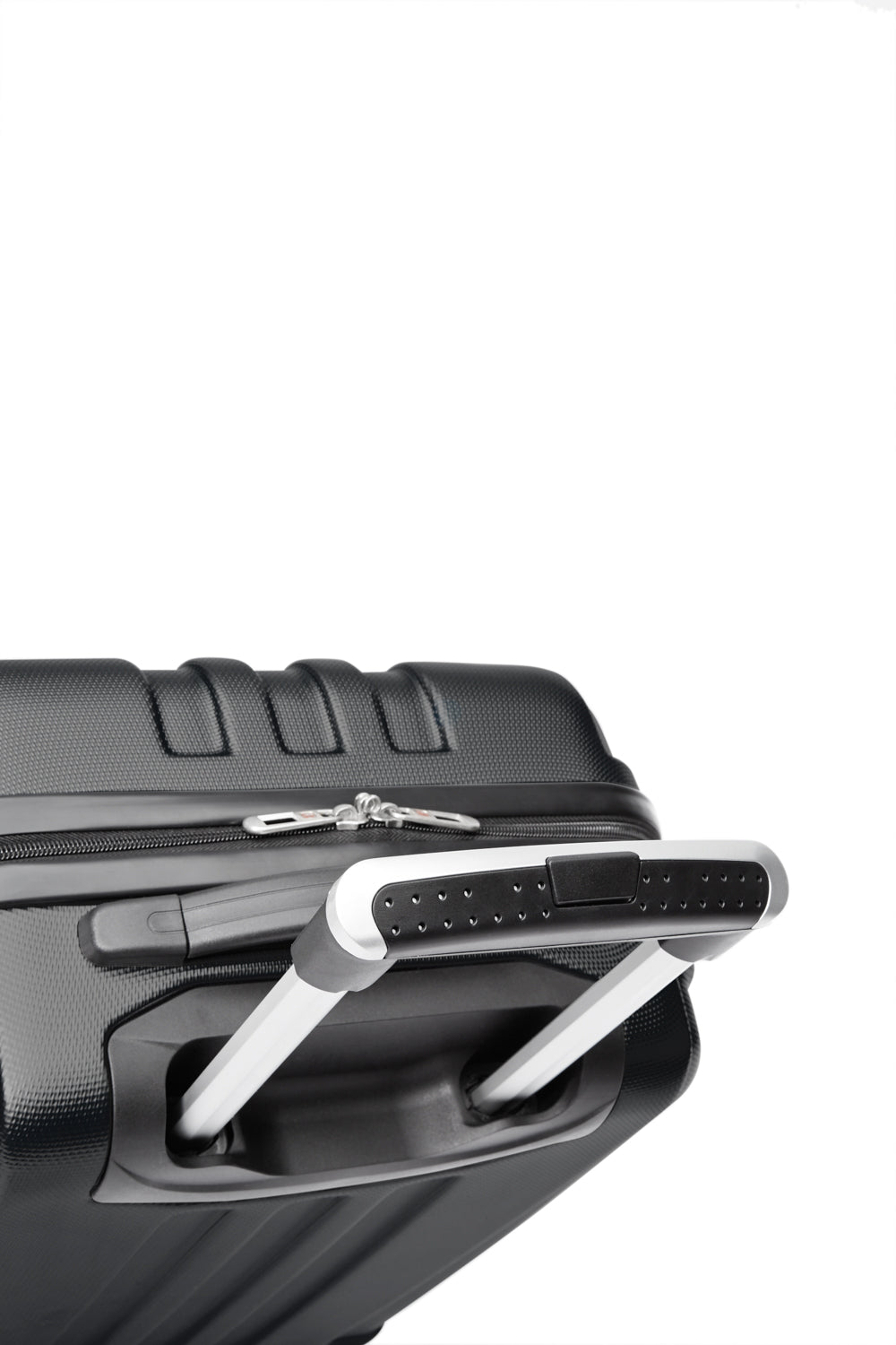 SWISSGEAR - Pinnacle Collection Carry-On Hardside Luggage - Black - 06