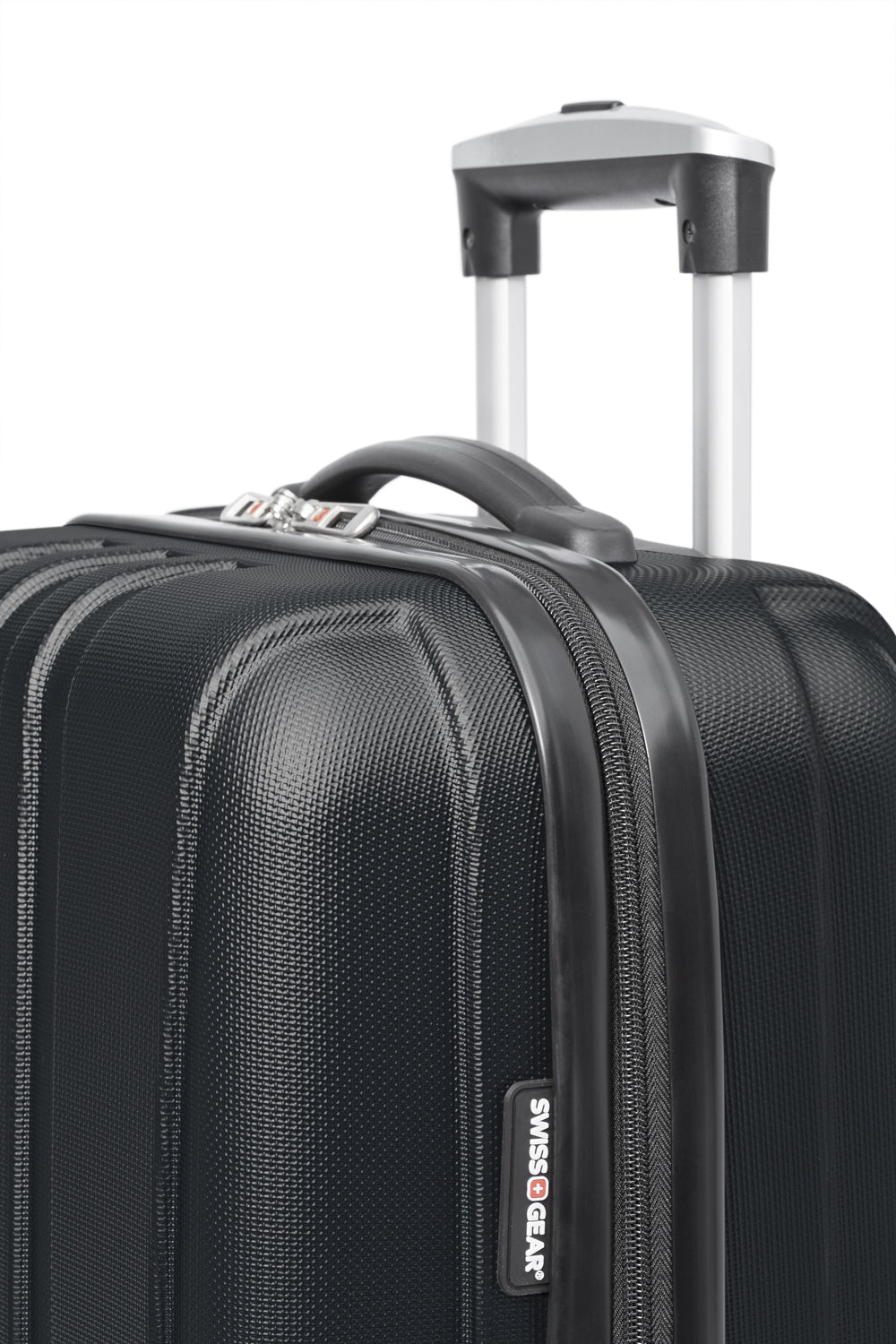 SWISSGEAR - Pinnacle Collection Carry-On Hardside Luggage - Black - 08
