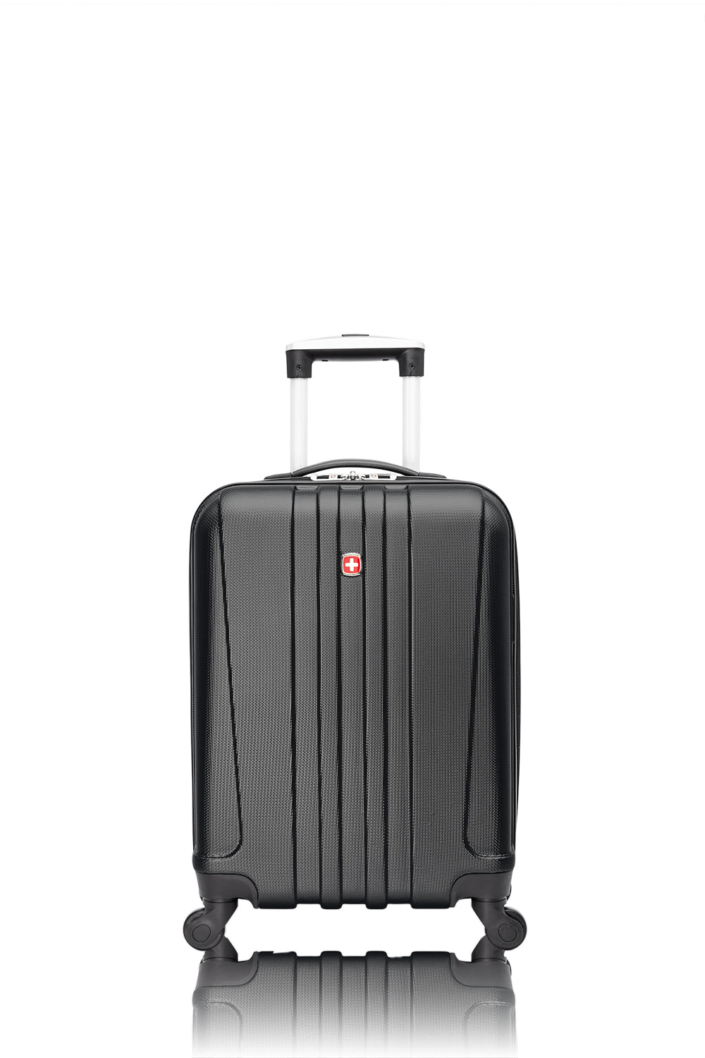 SWISSGEAR - Pinnacle Collection Carry-On Hardside Luggage - Black - 01