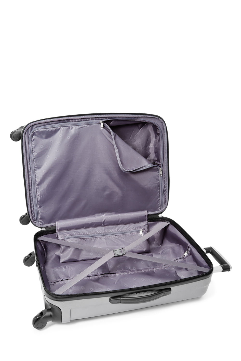 SWISSGEAR - Pinnacle Collection Hardside Luggage 3 Piece Set - Grey - 06