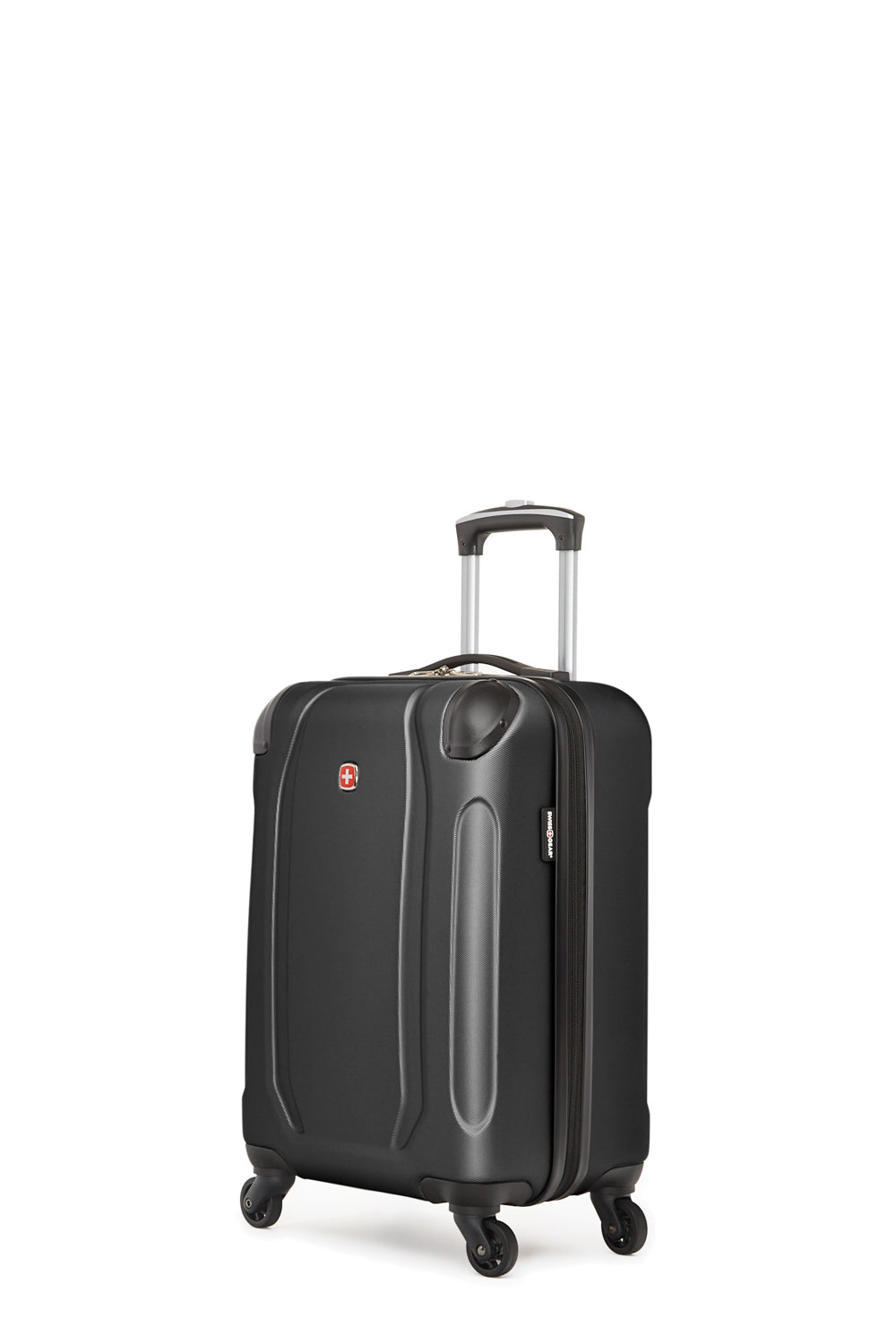 SWISSGEAR - Central Lite Collection Carry-On Hardside Luggage - Black - 02