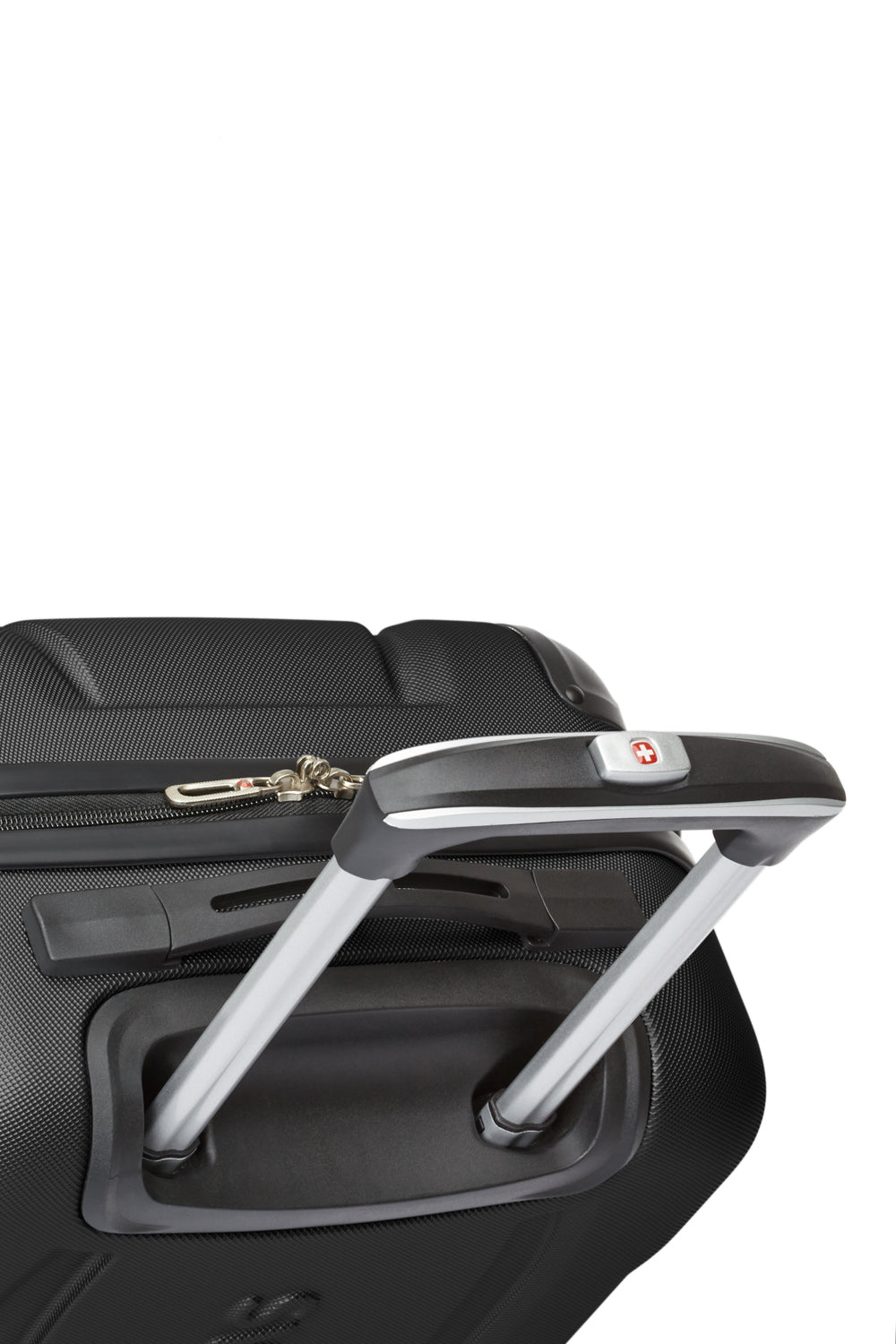 SWISSGEAR - Central Lite Collection Carry-On Hardside Luggage - Black - 06