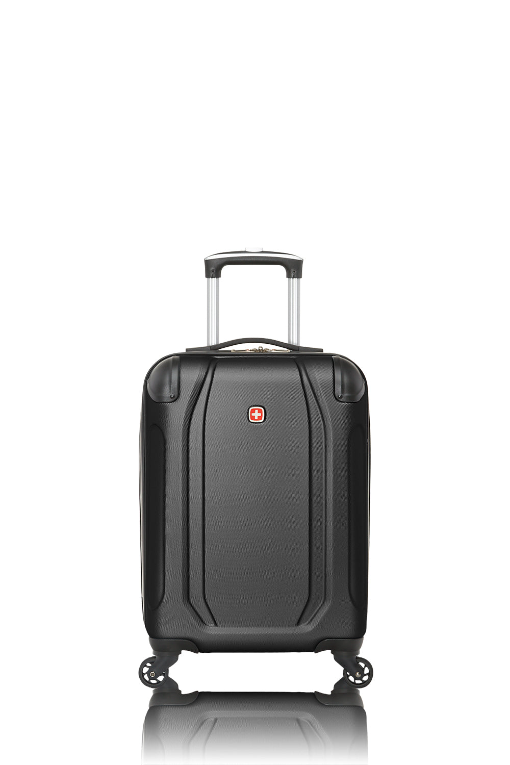 SWISSGEAR - Central Lite Collection Carry-On Hardside Luggage - Black - 01