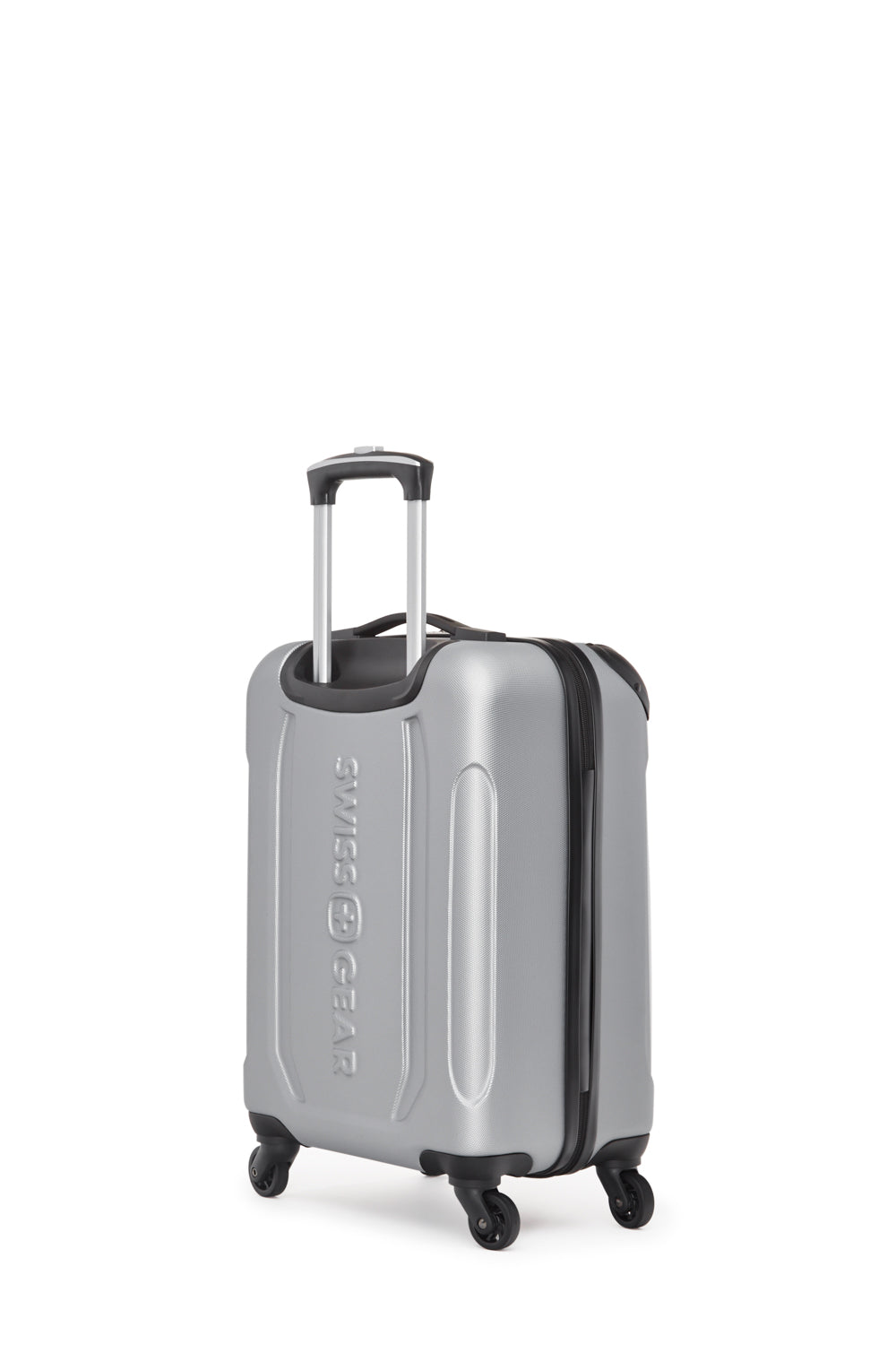 SWISSGEAR - Central Lite Collection Carry-On Hardside Luggage - Silver - 03