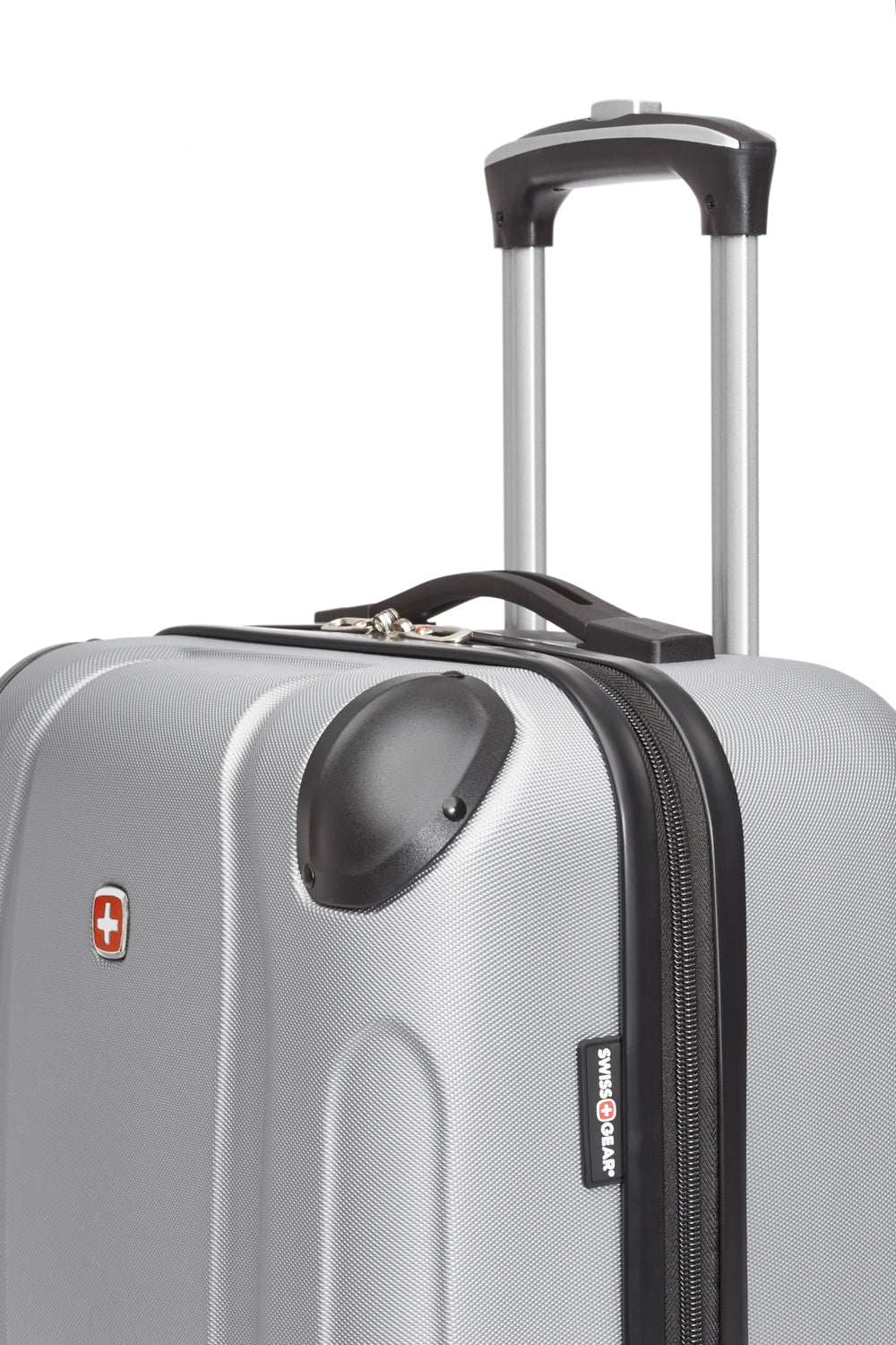 SWISSGEAR - Central Lite Collection Carry-On Hardside Luggage - Silver - 08