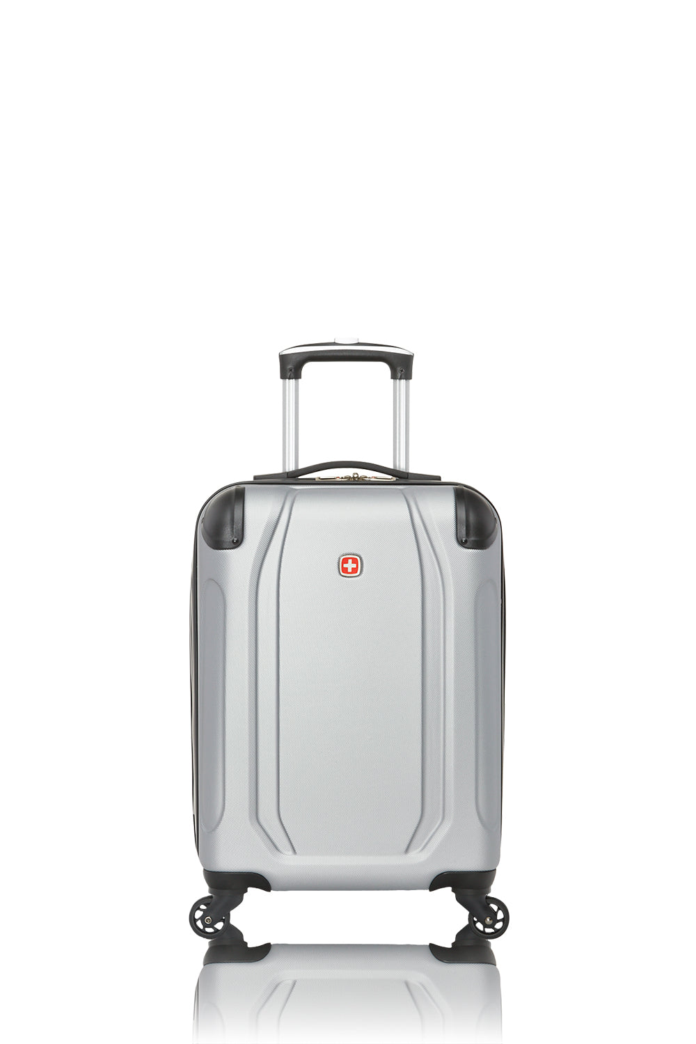SWISSGEAR - Central Lite Collection Carry-On Hardside Luggage - Silver - 01